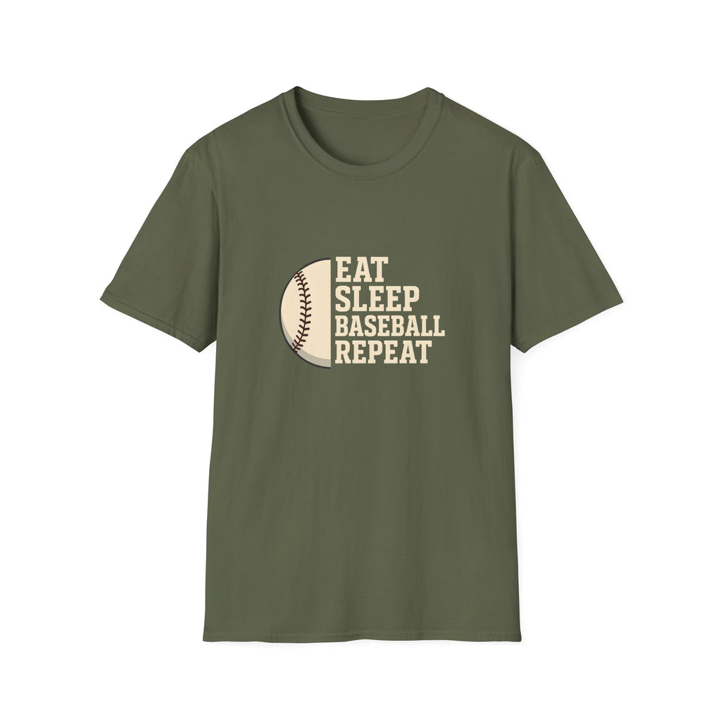 Eat Sleep Baseball Repeat T-Shirt