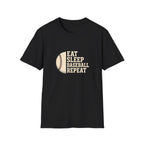 Eat Sleep Baseball Repeat T-Shirt